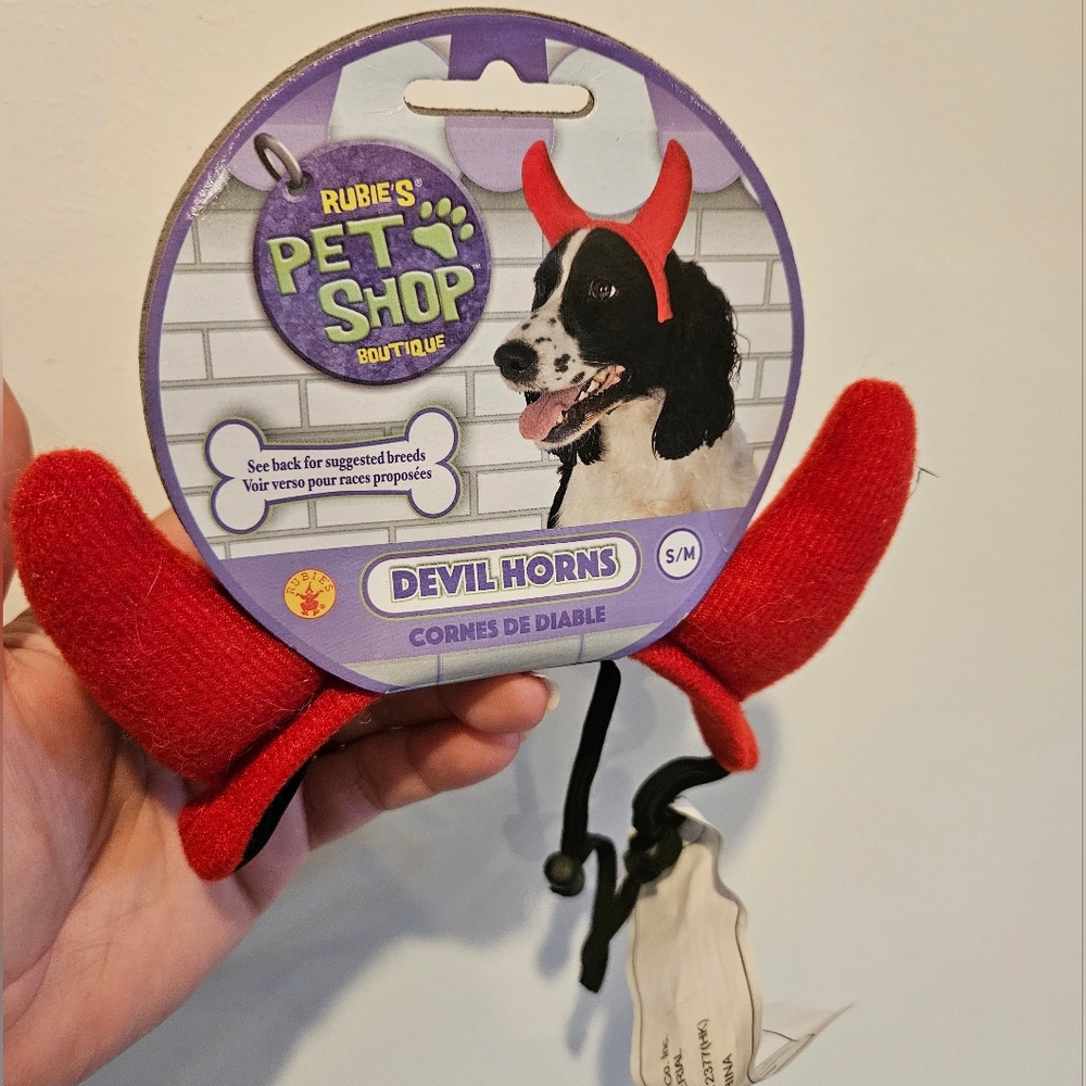 Devil Horns Pet Costume